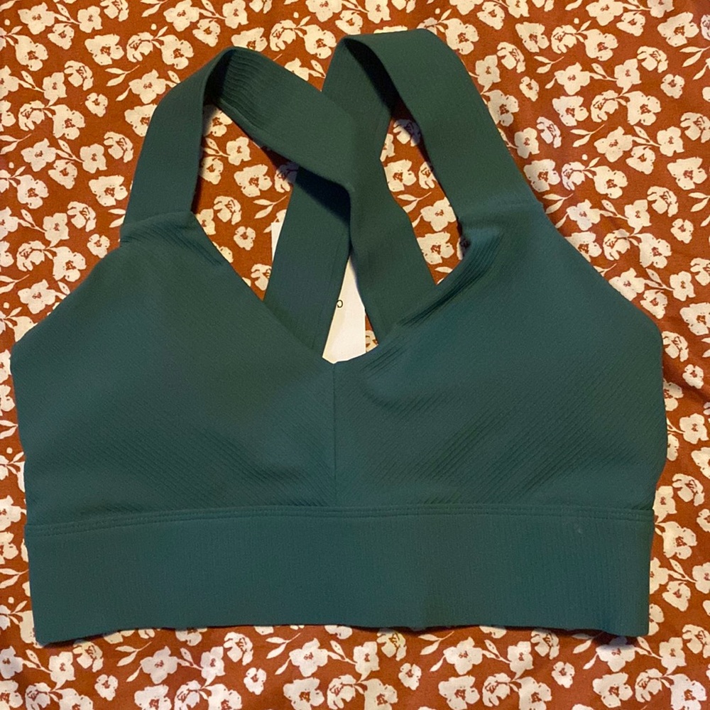 Iwa Company Ribbed sports bra in color “Monstera”